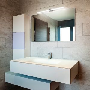 Perenz -BOLD Applique metallo cromo lucido e acrilico