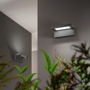 Perenz - applique in alluminio col.antracite