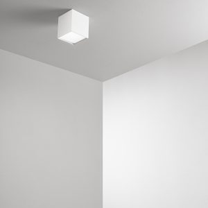 Perenz -TRIC plafoniera in metallo col.bianco