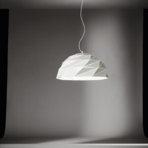 Perenz -TILT Sospensione in metallo verniciato bianco