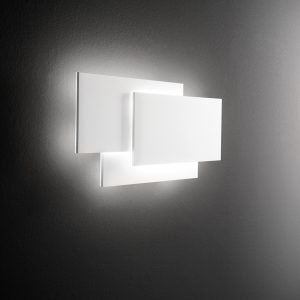 Perenz -DIP Applique in alluminio verniciato bianco.