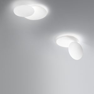 Perenz - Plafoniera in alluminio colore bianco