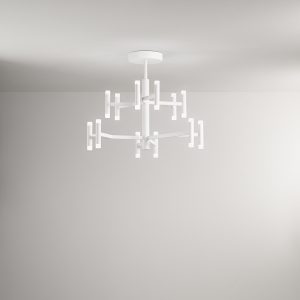Perenz - Plafoniera in metallo Bianco oro