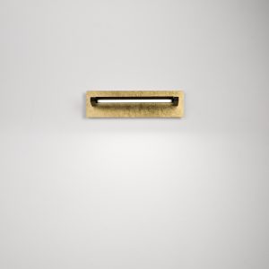 Perenz - applique in metallo col.foglia oro