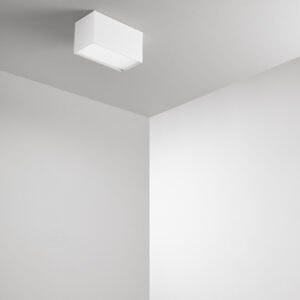 Perenz -TRIC plafoniera in metallo col.bianco