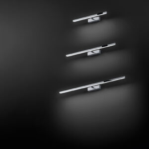 Perenz -RIGA Applique in metallo finitura cromo lucido.