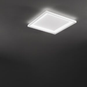 Perenz -PANEL plafoniera in metallo bianco