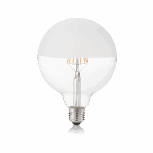 Ideal Lux - Lampadina E27 GLOBO D125 08W 3000K CRI80 MEZZA