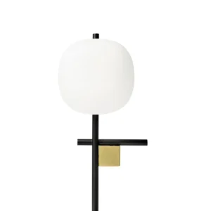 Sforzin Miloox - Lingotto lampada da tavolo in metallo nero