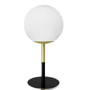 Sforzin Miloox - Jugen lampada da tavolo montatura oro spazzolato