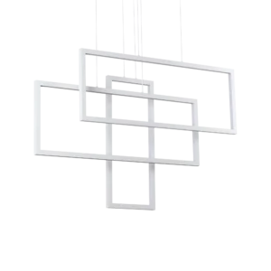 Ideal Lux - Lampada a sospensione FRAME SP RETTANGOLO 3000K