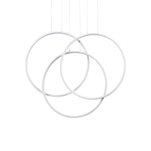 Ideal Lux - Lampada a sospensione FRAME SP CERCHIO 3000K