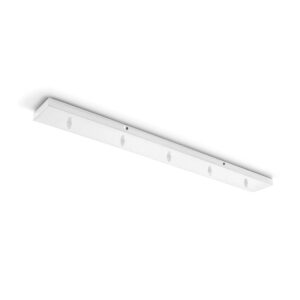 GSOB20 Rosone rettangolare a 5 fori in metallo con staffa ed accessori