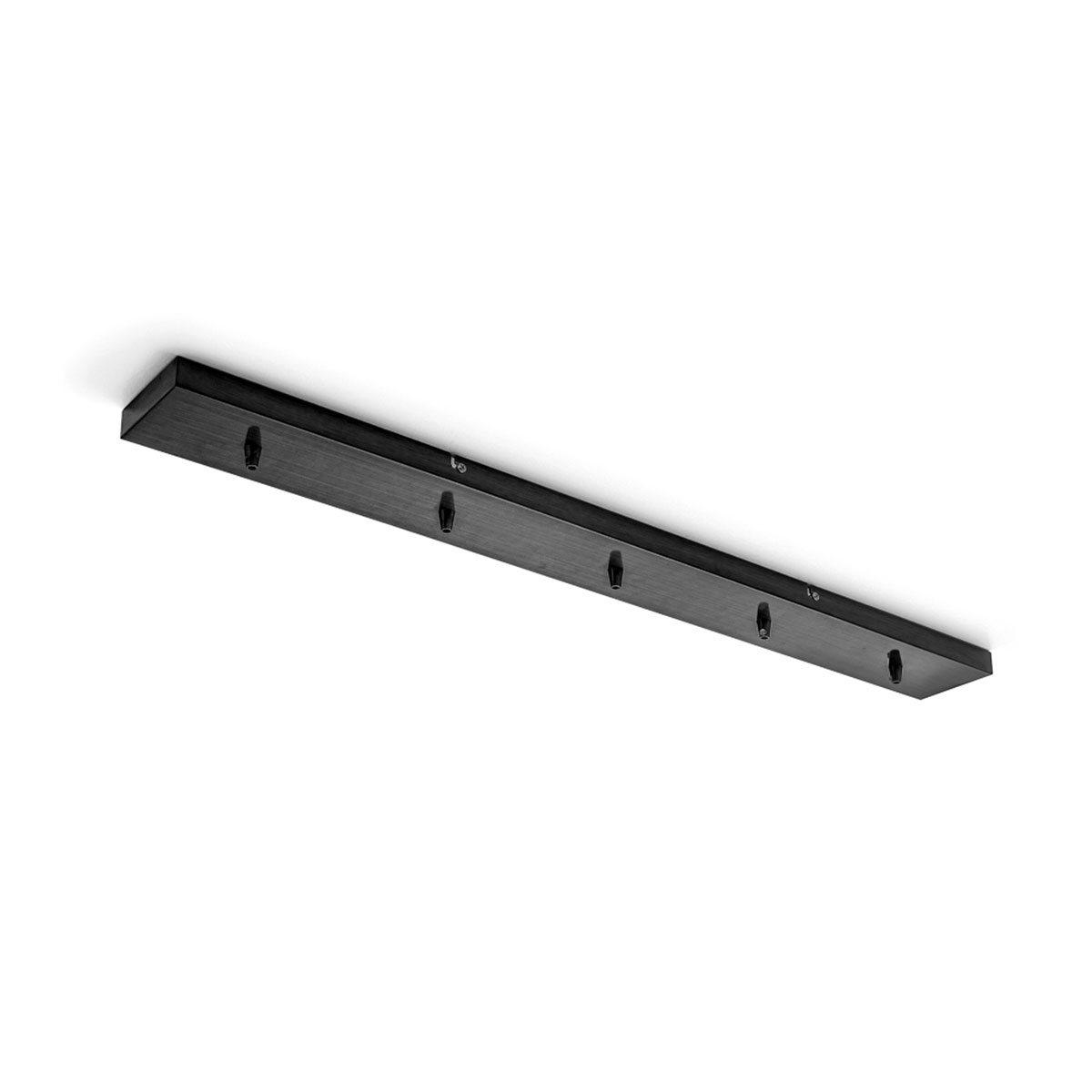GSOB21 Rosone rettangolare a 5 fori in metallo con staffa ed accessori