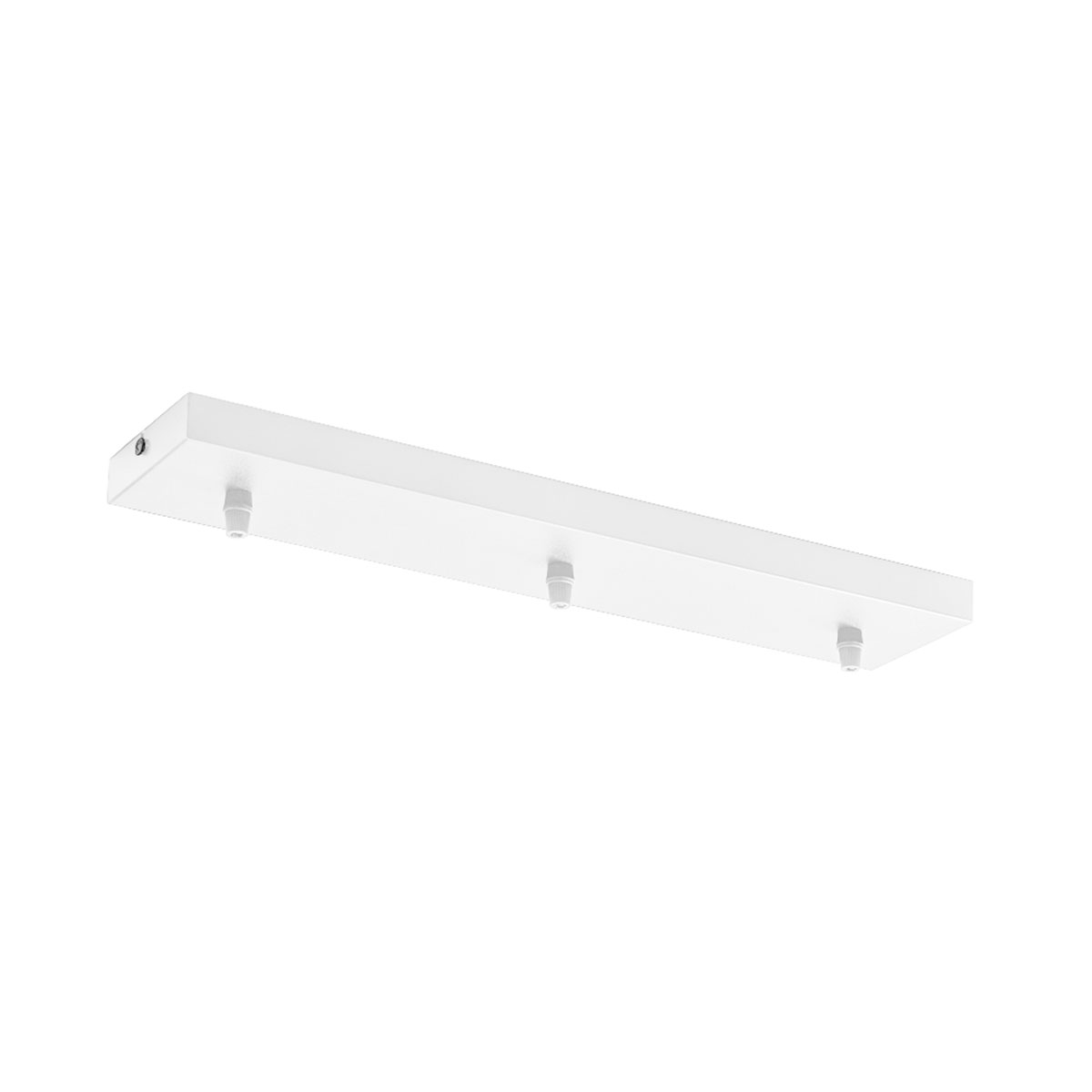 GSOB40 Rosone rettangolare a 3 fori in metallo con staffa ed accessori