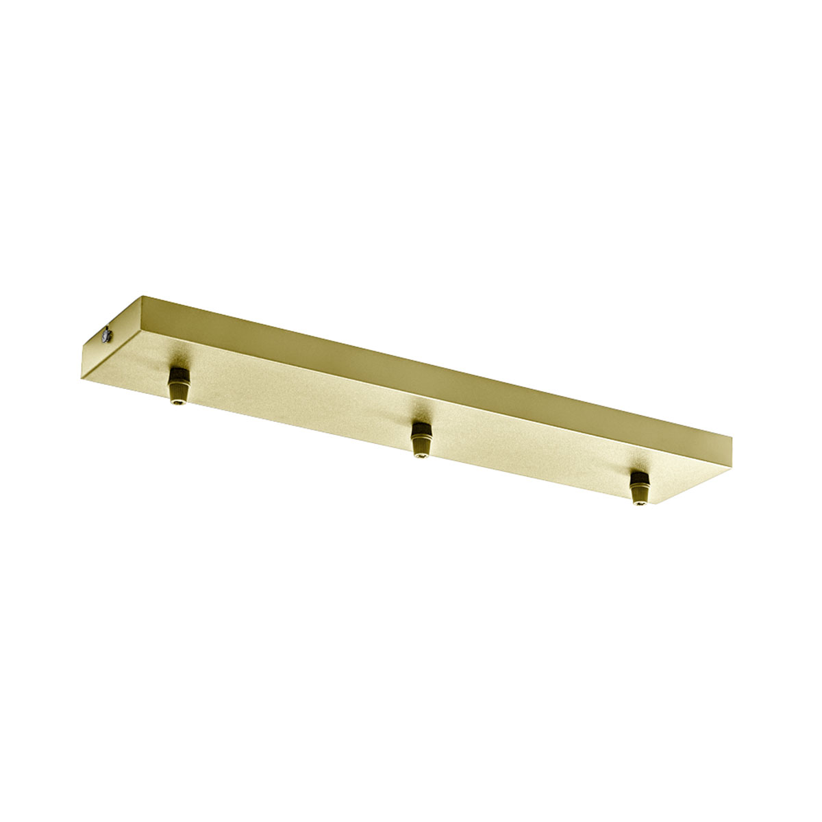 GSOB40 Rosone rettangolare a 3 fori in metallo con staffa ed accessori - immagine 3