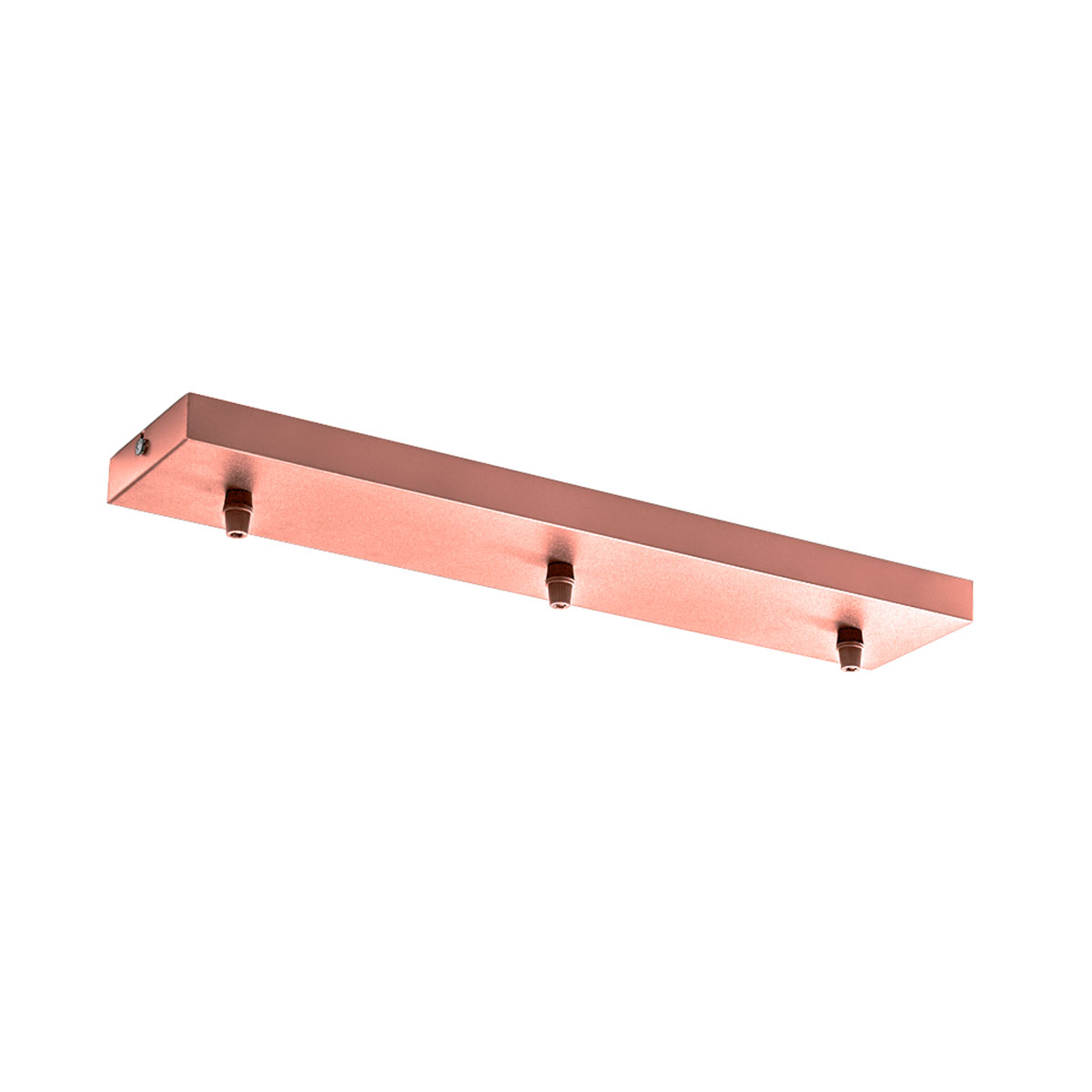 GSOB40 Rosone rettangolare a 3 fori in metallo con staffa ed accessori - immagine 4