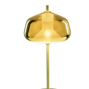 Sforzin Miloox - X-ray lampada da tavolo vetro basso oro