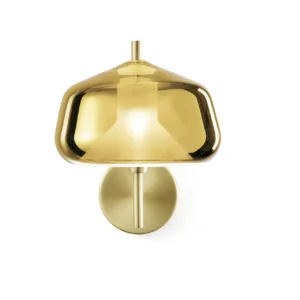 Sforzin Miloox - X-ray lampada a parete vetro basso oro