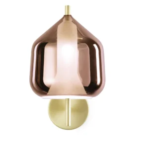 Sforzin Miloox - X-ray lampada a parete vetro grande rame