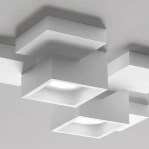 Sforzin Miloox - Side lampada da soffitto 2 luci cubo lm gx53