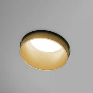 Sforzin Miloox - Thessaly incasso 1 luce bordo oro spazzolato