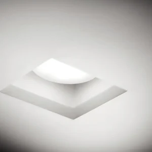 Sforzin Miloox - Filiatra' incasso 1 luce quadrato bianco