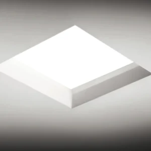 Sforzin Miloox - Filiatra' incasso 1 luce quadrato con vetro bianco