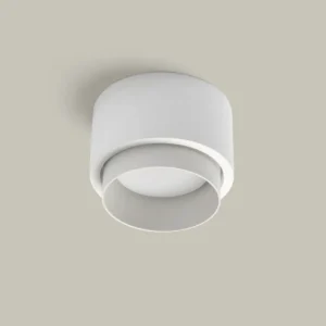 Sforzin Miloox - Syme lampada da soffitto 1 luce tonda bianco