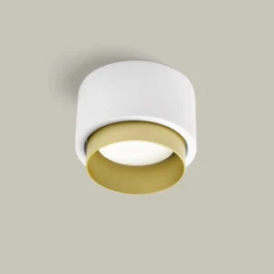 Sforzin Miloox - Syme lampada da soffitto 1 luce tonda ottone