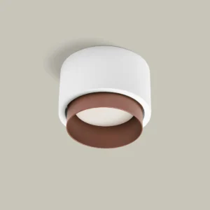 Sforzin Miloox - Syme lampada da soffitto 1 luce tonda rame