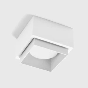 Sforzin Miloox - Syme lampada da soffitto 1 luce quadrata bianco