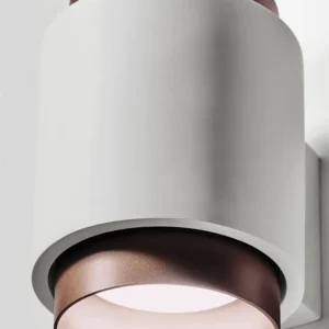 Sforzin Miloox - Syme lampada a parete 2 luci tonda rame