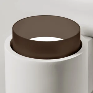 Sforzin Miloox - Syme lampada a parete 2 luci tonda bronzo