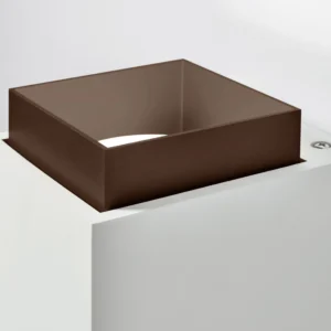 Sforzin Miloox - Syme lampada a parete 2 luci quadrata bronzo